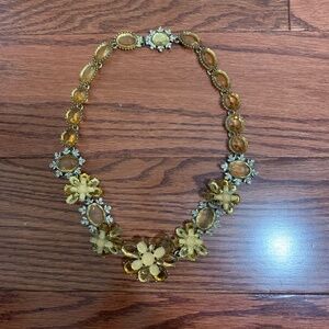 Banana Republic Flower Brooch Necklace